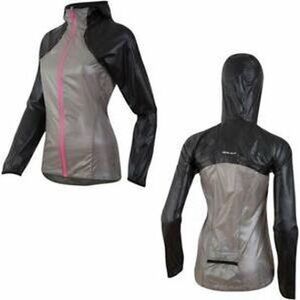 Pearl Izumi womens W PURSUIT BARRIER LT HOODY BRAND NEW XL jacket black gray